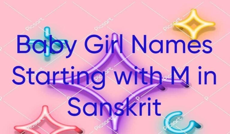 Baby Girl Names Starting with M in Sanskrit